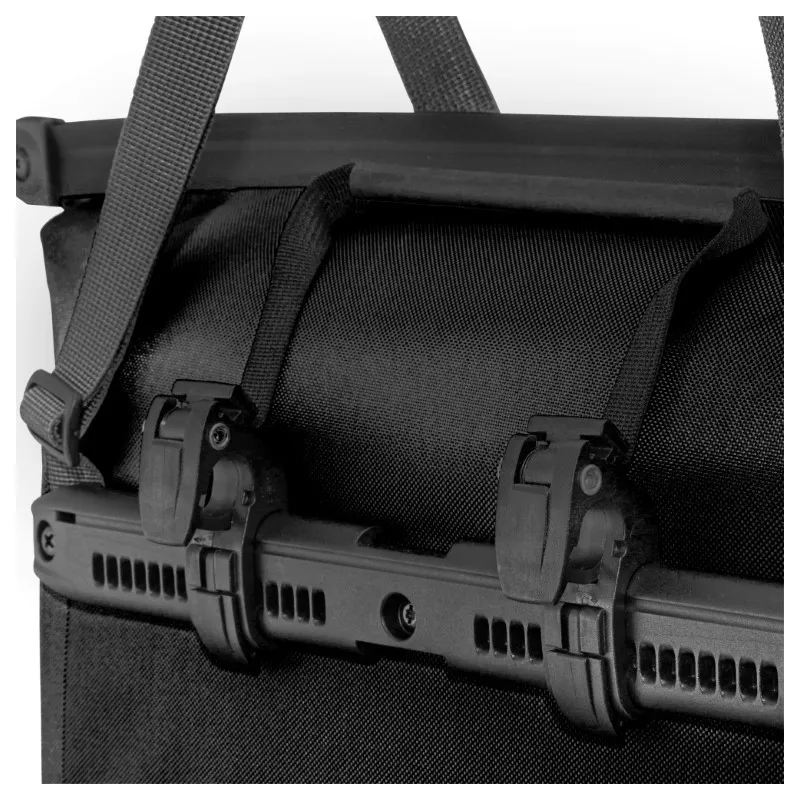 Ortlieb Bikeshopper Rear Pannier Bag 20L in Slate Black-2